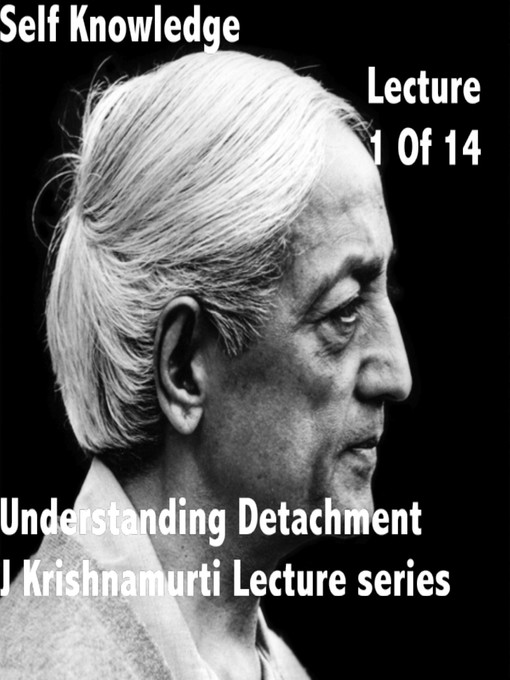 Cover image for J Krishnamurti Lectures Series Ojai, Volume 1